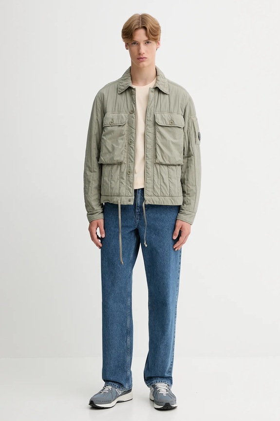 C.P. Company giacca 19CMOW080A110437G verde AW25