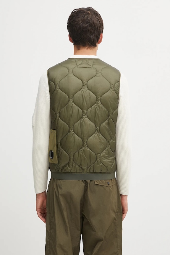 Îmbrăcăminte C.P. Company vestă 19CMVE049A110158A verde