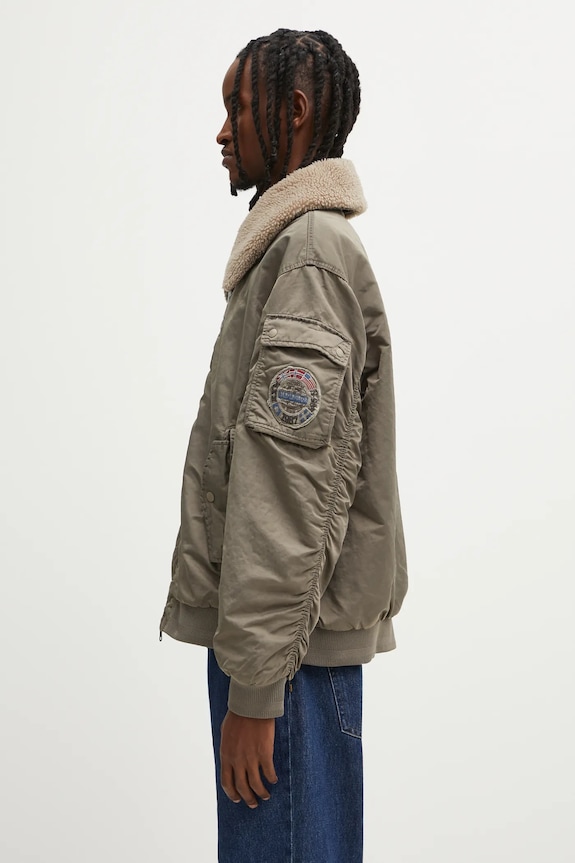 Napapijri jacket A-Nemes NP0A891XN1T1 gray AW25