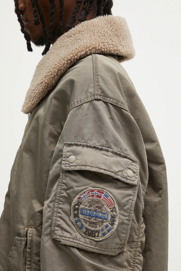 Napapijri jacket A-Nemes NP0A891XN1T1 gray