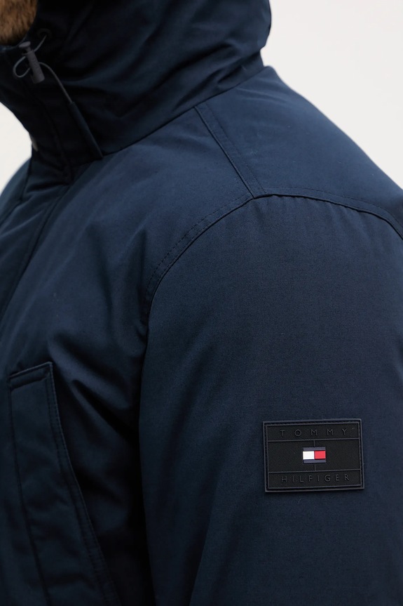 Μπουφάν με επένδυση από πούπουλα Tommy Hilfiger MW0MW40632 σκούρο μπλε