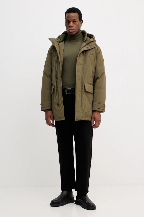 Páperová bunda Tommy Hilfiger MW0MW40632 zelená AW25