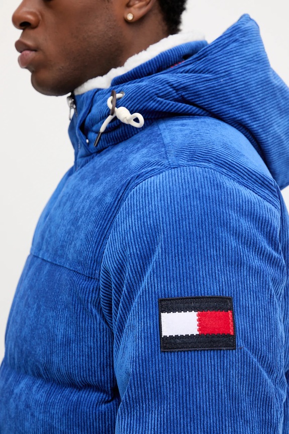 Páperová bunda Tommy Hilfiger MW0MW41361 modrá