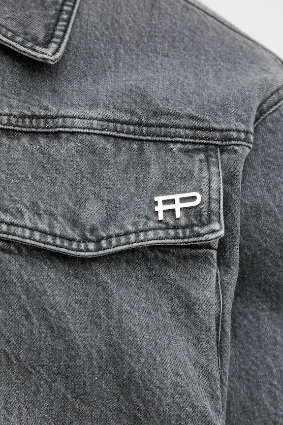 Filling Pieces Denim Washed men's denim jacket 422560501260 gray