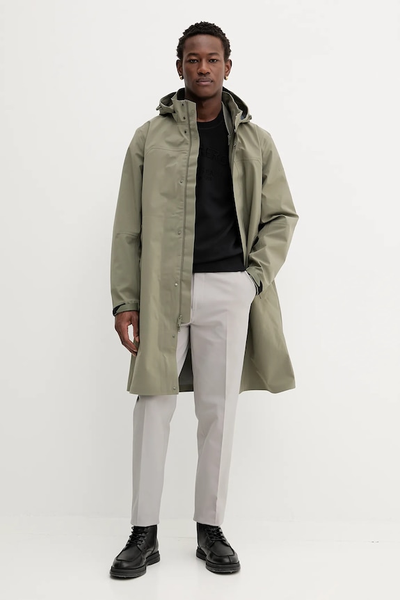 Calvin Klein geacă LV04LD518G verde AW25