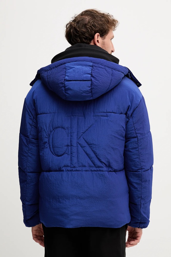 Odzież Calvin Klein Jeans kurtka LV04RD513G granatowy