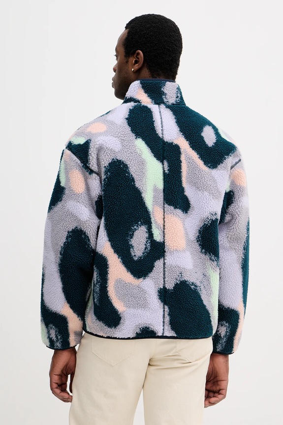 Ρούχα Φλις μπουφάν Calvin Klein Jeans LV04RD220G σκούρο μπλε