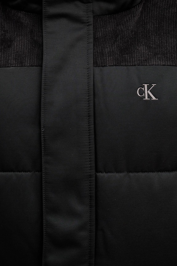 Μπουφάν Calvin Klein Jeans LV04RD532G μαύρο
