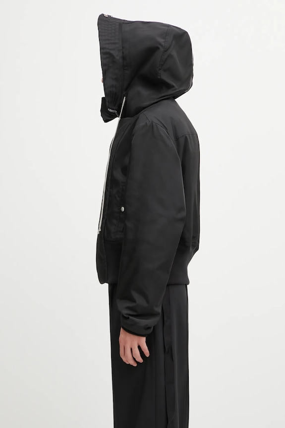 Μπουφάν Rick Owens DRKSHDW Cropped Alice Parka DU02E7781.NCV μαύρο AW25