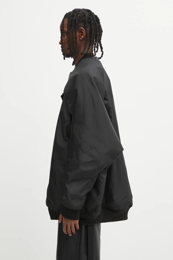 Rick Owens DRKSHDW kurtka bomber Convertible Jumbo Peter Flight DU02E7789.NCV czarny AW25