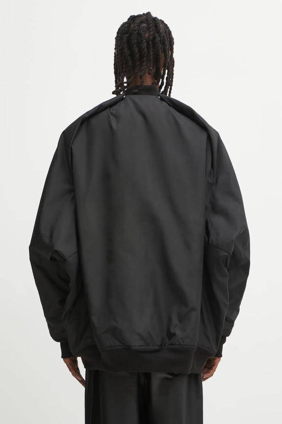 Odzież Rick Owens DRKSHDW kurtka bomber Convertible Jumbo Peter Flight DU02E7789.NCV czarny
