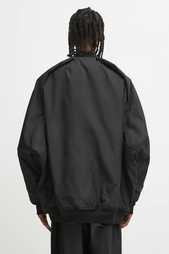 Odzież Rick Owens DRKSHDW kurtka bomber Convertible Jumbo Peter Flight DU02E7789.NCV czarny