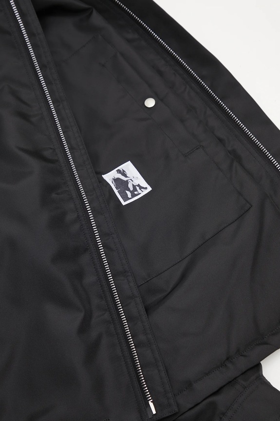 Rick Owens DRKSHDW jacket Concealed Zipfront DU02E7775.NCV black