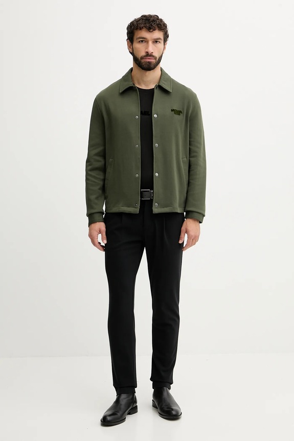 Košeľa Michael Kors CF5528A5MF zelená AW25