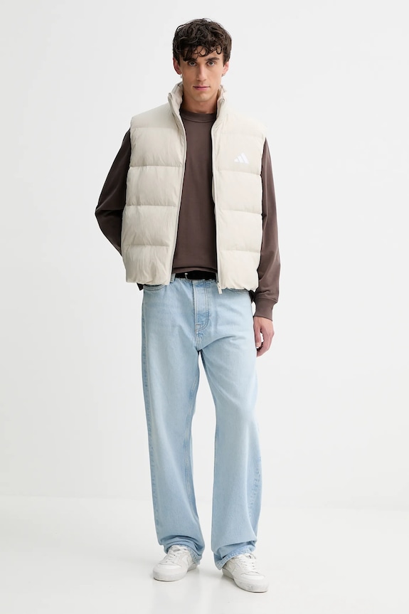 adidas bezrękawnik puchowy Essentials Climawarm JM4079 beżowy AW25