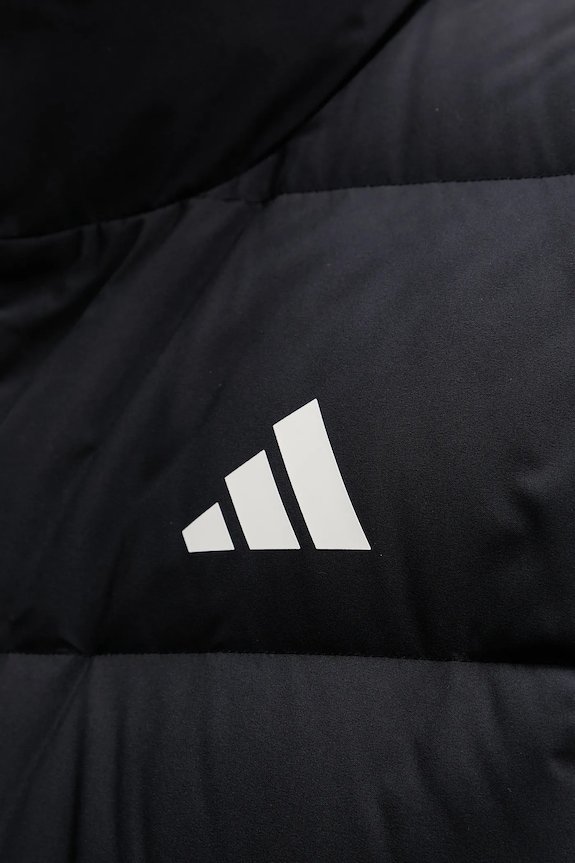 Μπουφάν με επένδυση από πούπουλα adidas Helionic JN2092 μαύρο