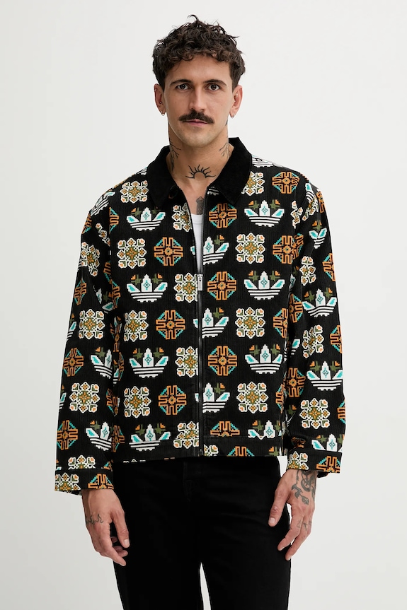 adidas Originals giacca in velluto a coste Monogram non isolato nero JY2998