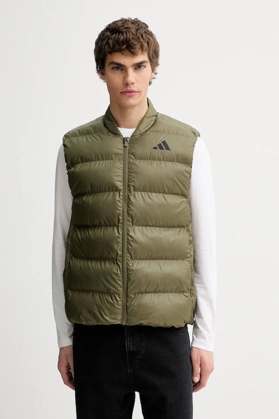 Prsluk adidas Essentials Climawarm s toplom postavom zelena JV7726