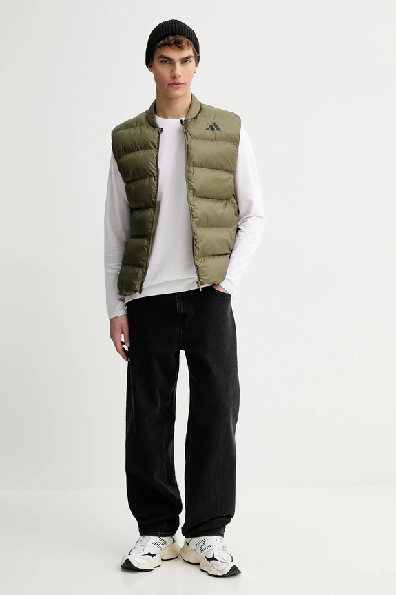 Αμάνικο μπουφάν adidas Essentials Climawarm JV7726 πράσινο AW25