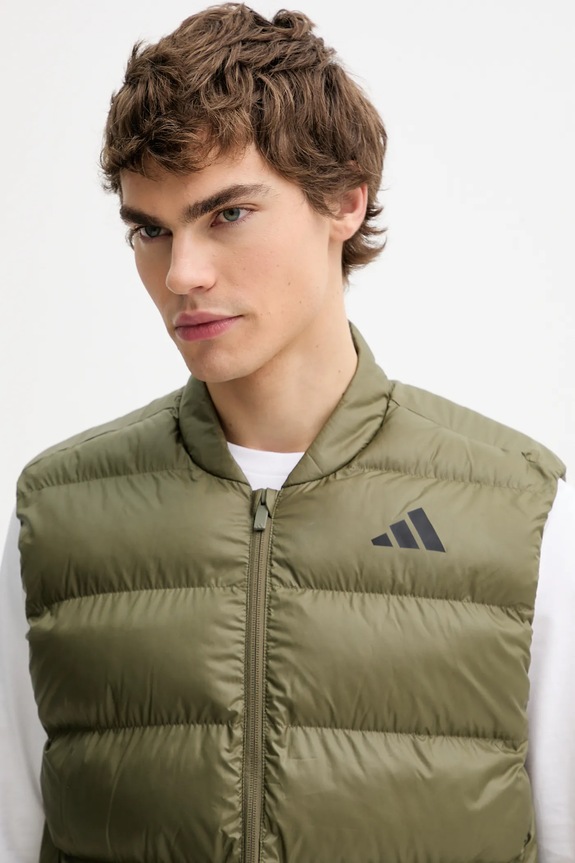 Αμάνικο μπουφάν adidas Essentials Climawarm πράσινο JV7726