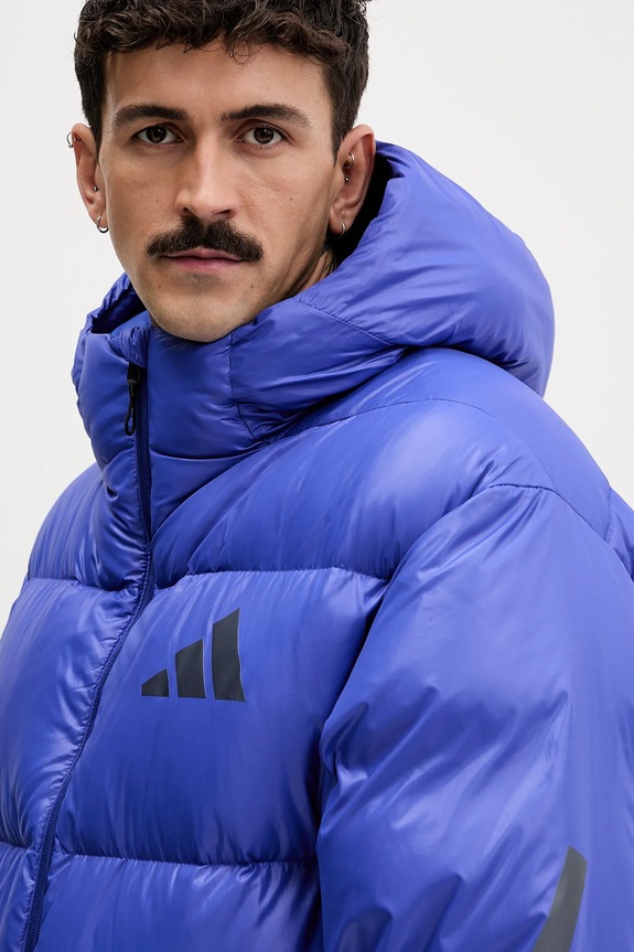 Μπουφάν με επένδυση από πούπουλα adidas adidas x Z.N.E μπλε JW1515