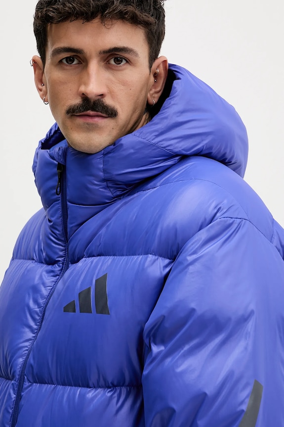 Μπουφάν με επένδυση από πούπουλα adidas adidas x Z.N.E μπλε JW1515