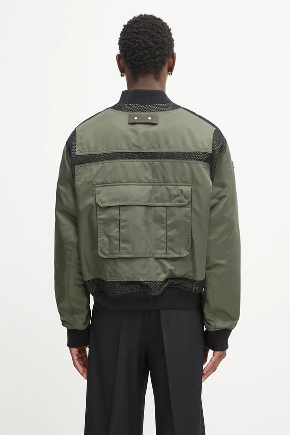 Abbigliamento Andersson Bell giacca bomber Flight Layered Washed Bomber awa708m verde