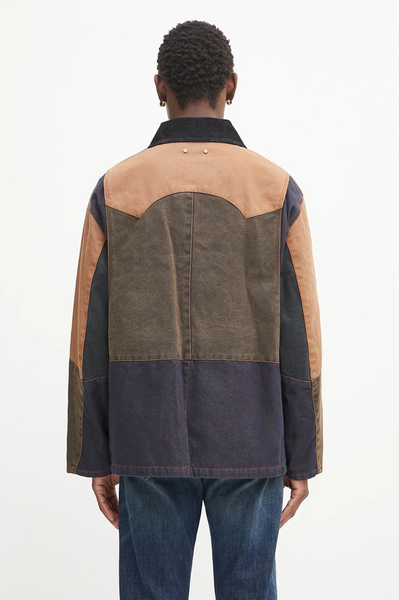 Одяг Куртка Andersson Bell Patchwork Washed awa716m коричневий