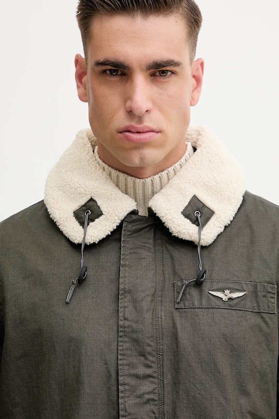 Aeronautica Militare giacca parka verde AB3020UCT04215