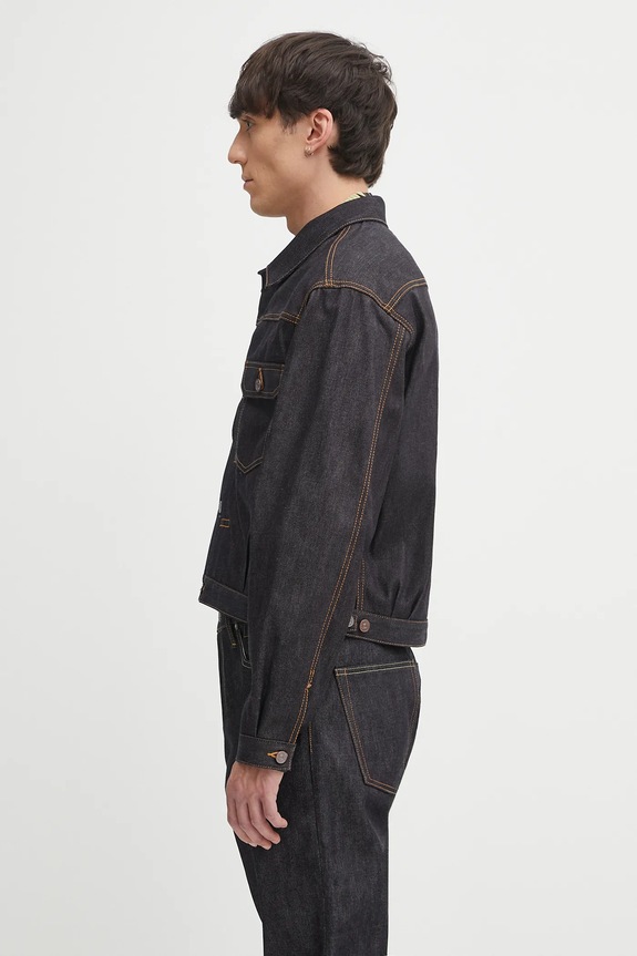 Visvim geacă jeans ss 101x jkt 125105006001 bleumarin AW25
