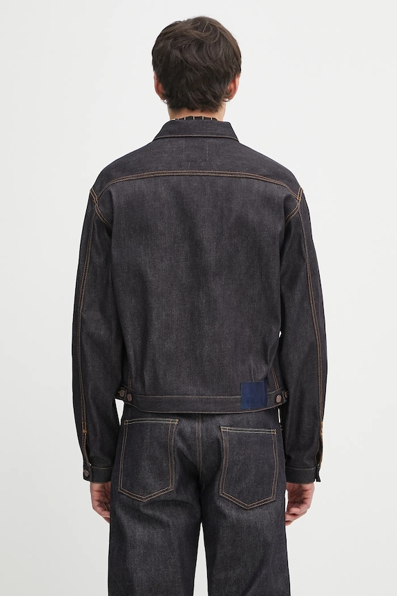 Îmbrăcăminte Visvim geacă jeans ss 101x jkt 125105006001 bleumarin