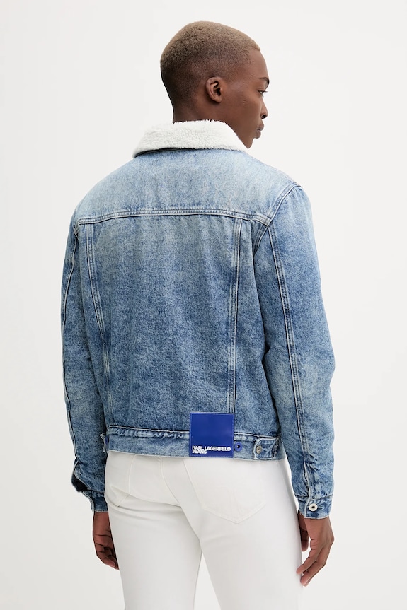 Oblečenie Rifľová bunda Karl Lagerfeld Jeans A4M14014 modrá