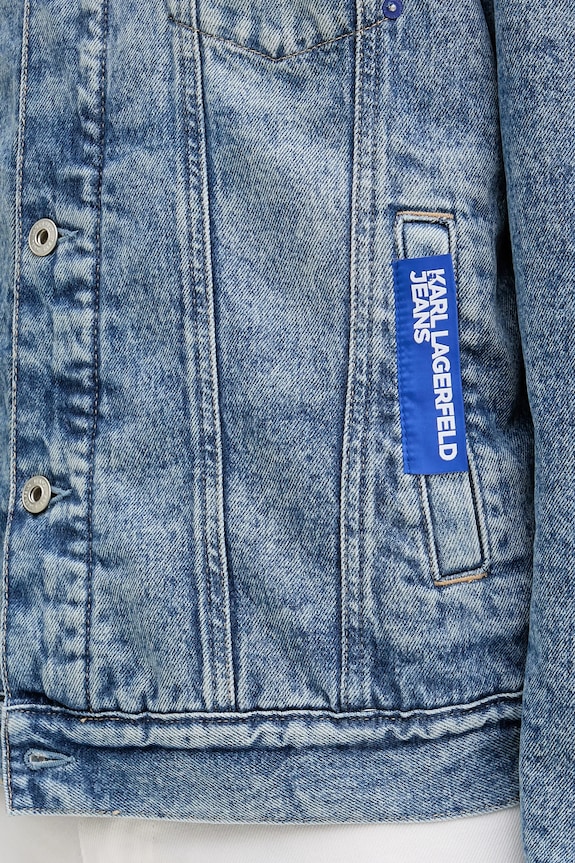 Rifľová bunda Karl Lagerfeld Jeans A4M14014 modrá