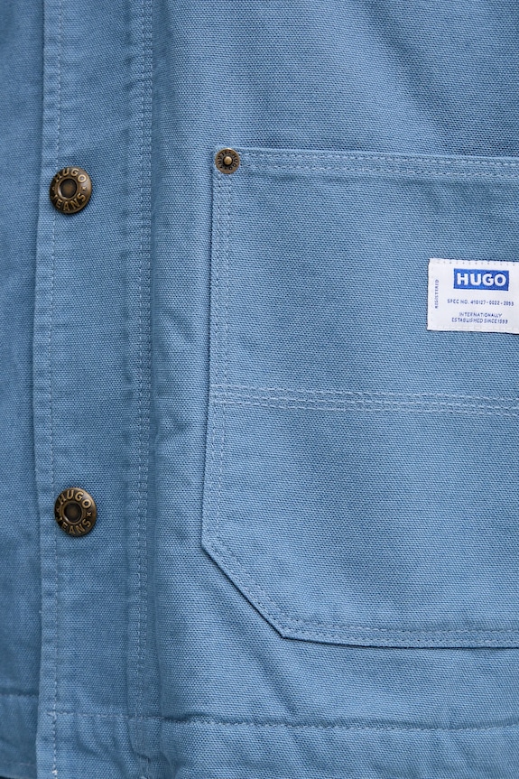 Bavlnená bunda Hugo Blue Brams254W1 50546738 modrá