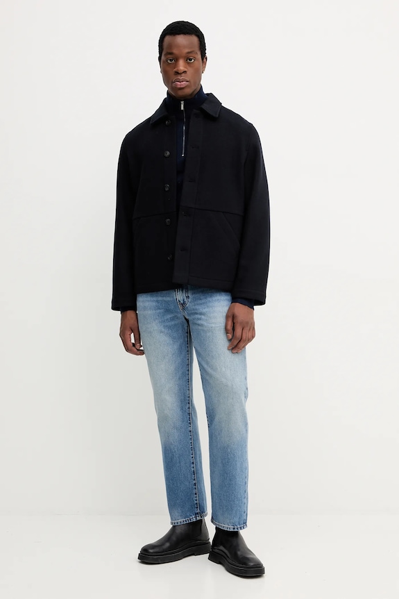 Marc O'Polo haină cu lână 5000006852 bleumarin AW25