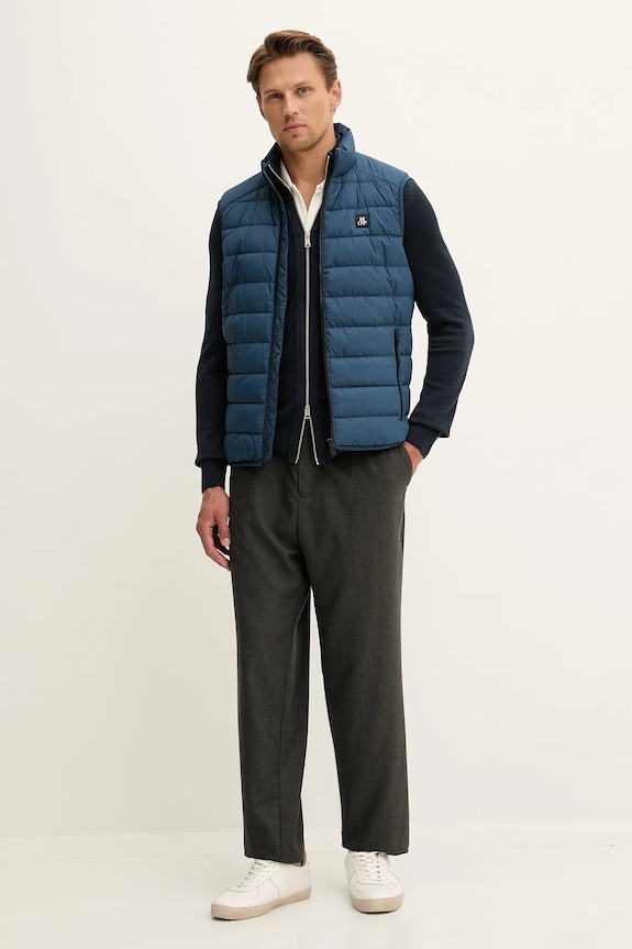 Marc O'Polo bezrękawnik 528096072028 niebieski AW25