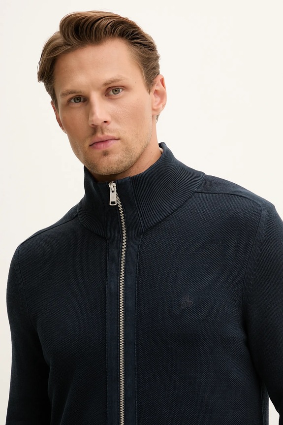 Marc O'Polo cardigan din bumbac bleumarin M28502361026