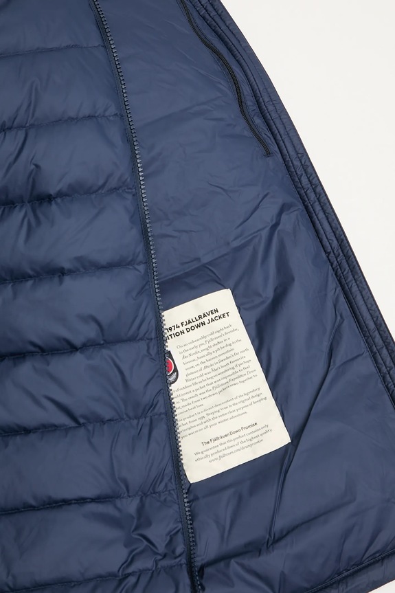 Péřová bunda Fjallraven Expedition F86121 námořnická modř