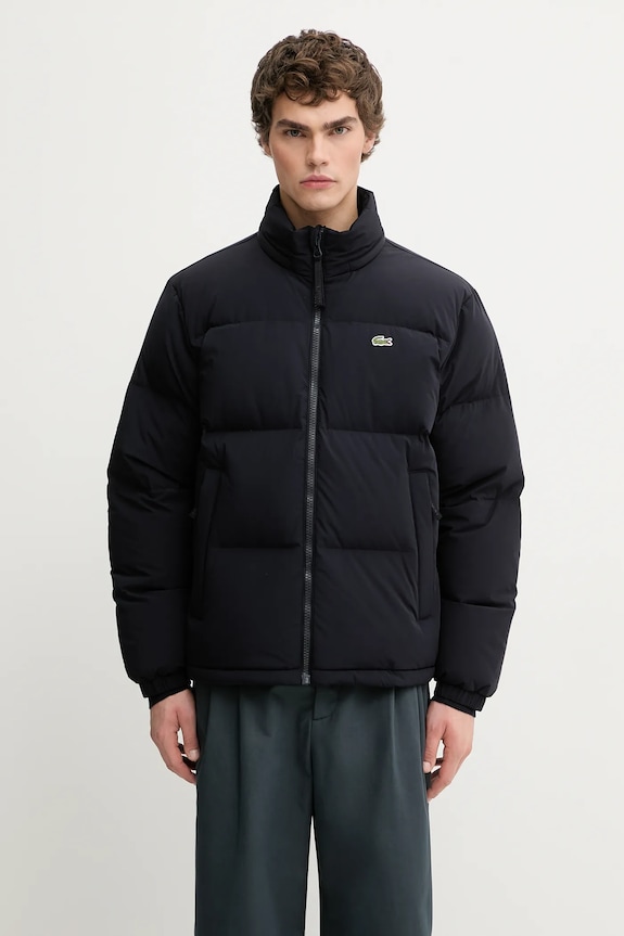 Пуховая куртка Lacoste с утеплением тёмно-синий BH5154