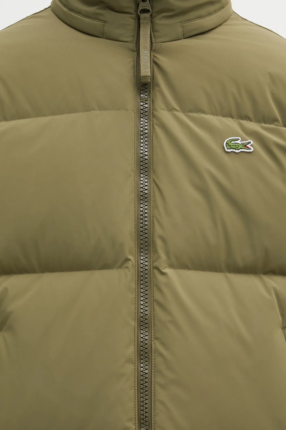 Lacoste kurtka puchowa zielony BH5154