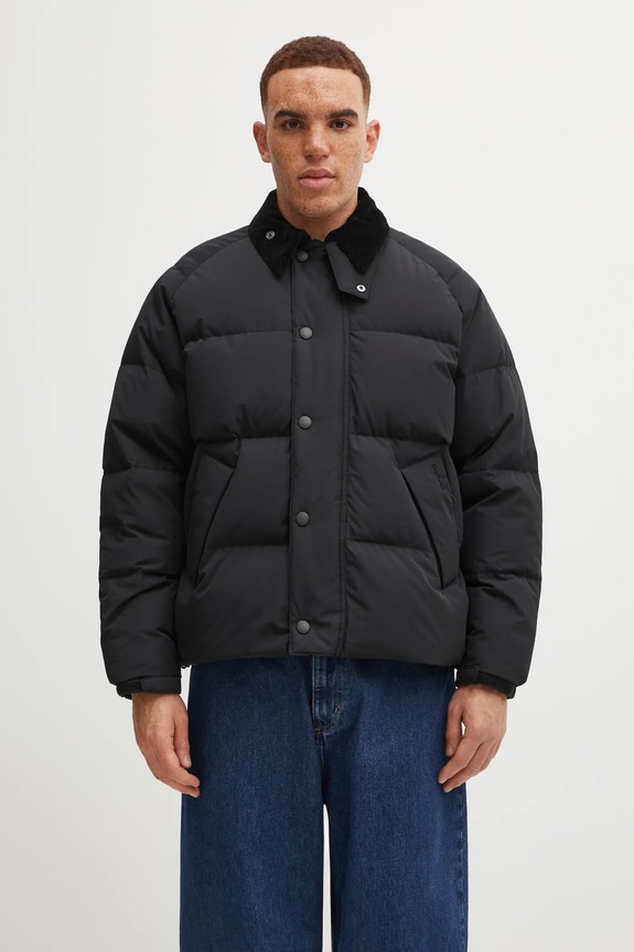Pernata jakna Barbour OS Down Transport Puffer Jacket crna MQU1799BK11