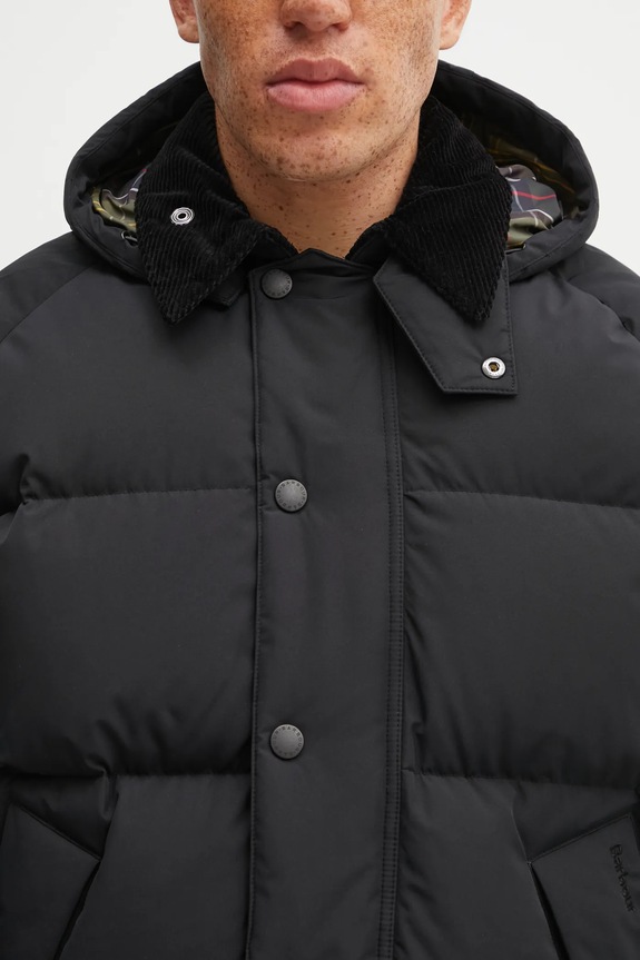 Pernata jakna Barbour OS Down Transport Puffer Jacket MQU1799BK11 crna