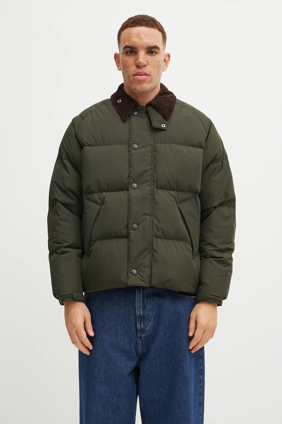 Barbour down jacket OS Down Transport Puffer Jacket green MQU1799SG71