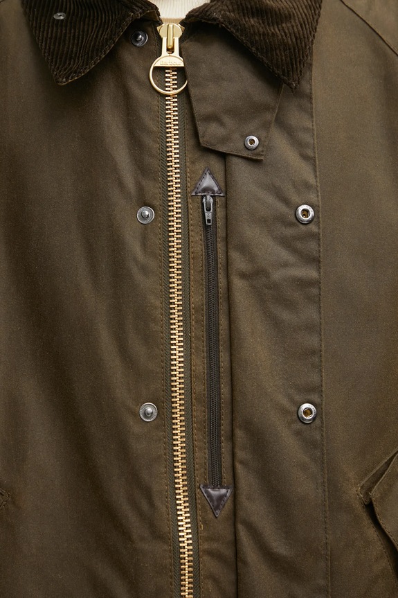 Куртка Barbour OS Transport Wax Jacket зелёный MWX1678SN91