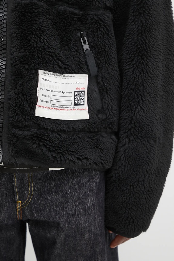 Maison MIHARA YASUHIRO jacket AMATEUR SEWN WIDE BACK BOA A15BL601 black