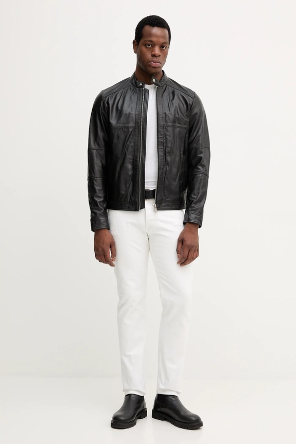 Liu Jo giacca in pelle QXX059.P0407 nero AW25