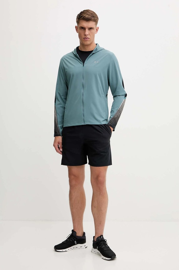 Športna jakna Under Armour Velociti Storm 6005900 turkizna AW25