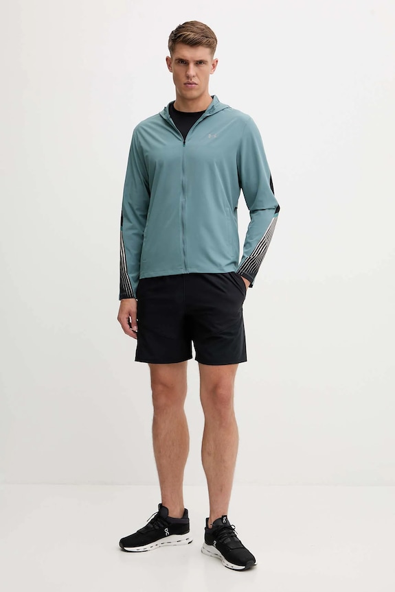 Športna jakna Under Armour Velociti Storm 6005900 turkizna AW25