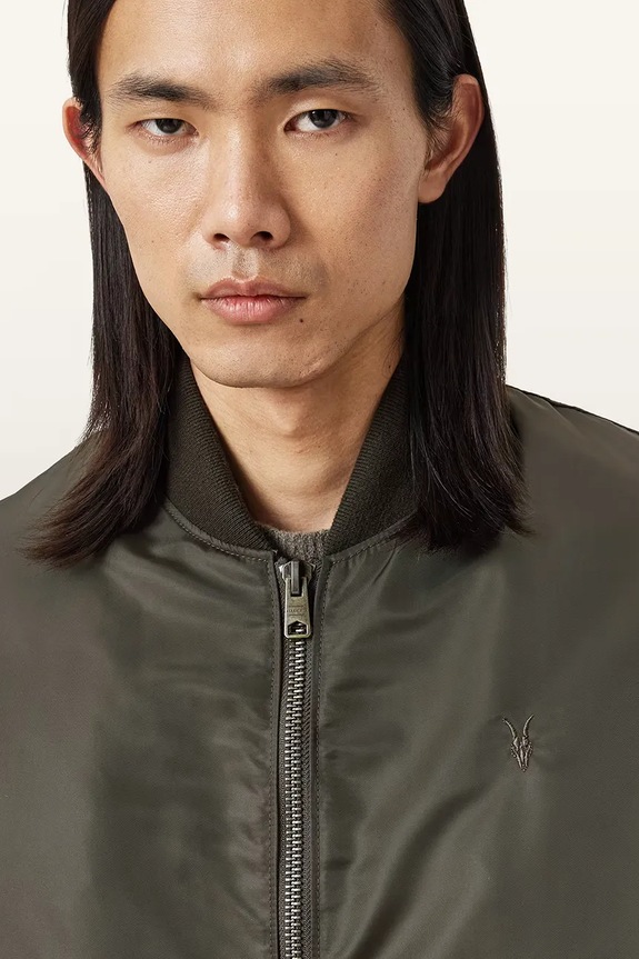 AllSaints giacca bomber MYLER M014LC marrone NC25