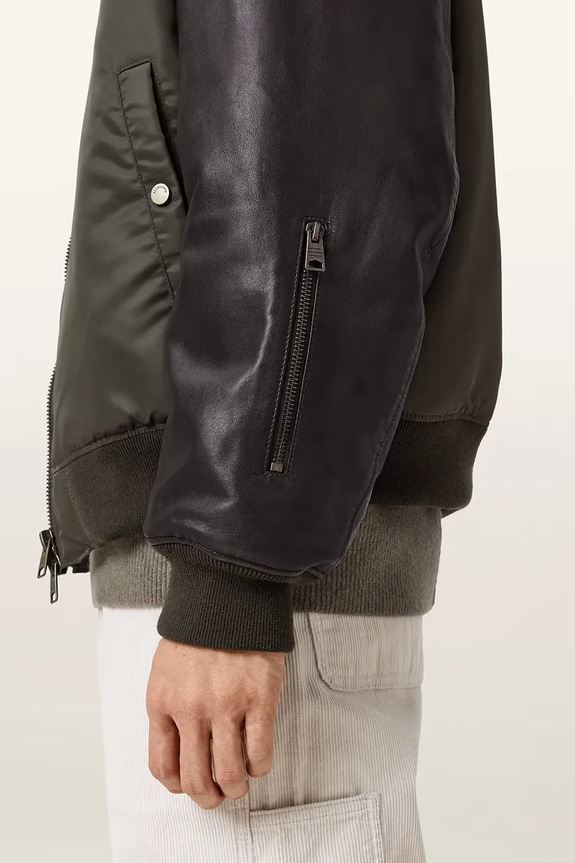 Abbigliamento AllSaints giacca bomber MYLER M014LC marrone